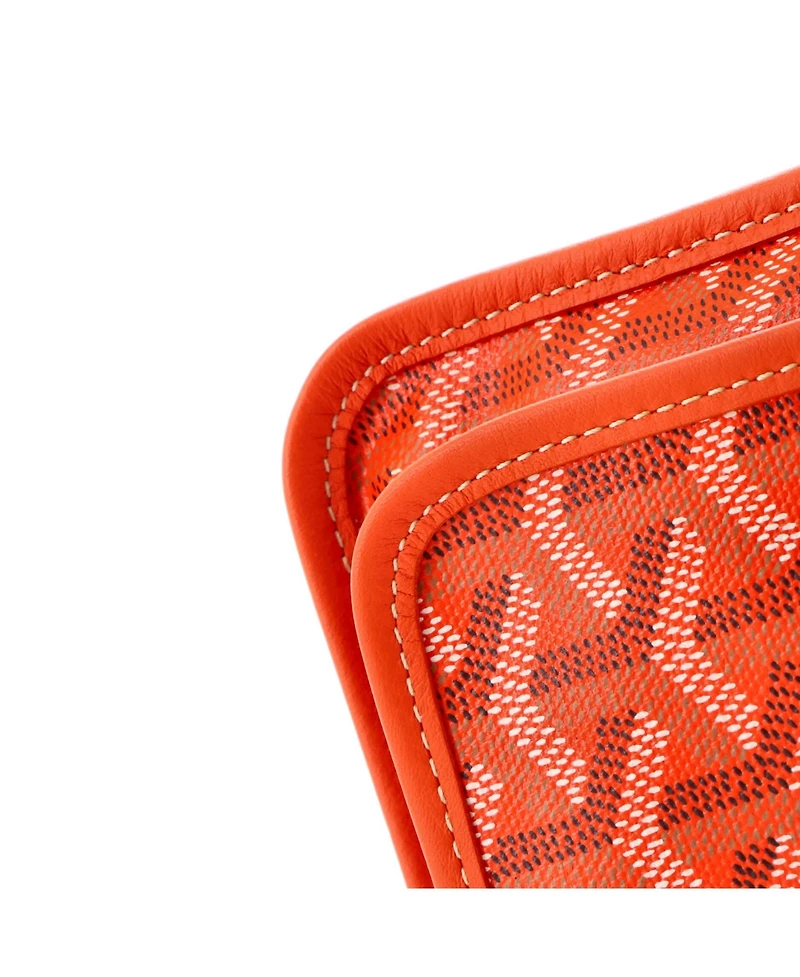 Pre-Owned Goyard Plumet Clutch Wallet Coated Canvas