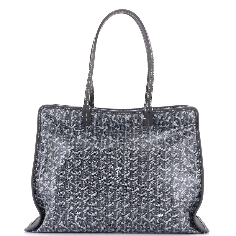 Pre-Owned Goyard Pm Hardy Pet Carrier Coated Canvas