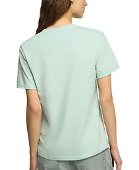 Lucky Brand Women's Embellished Butterfly Print Boyfriend T-Shirt