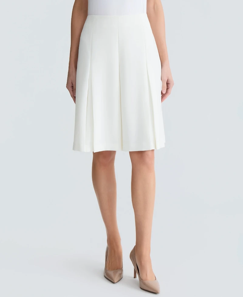 Kasper Women's Pleated Flare Skirt