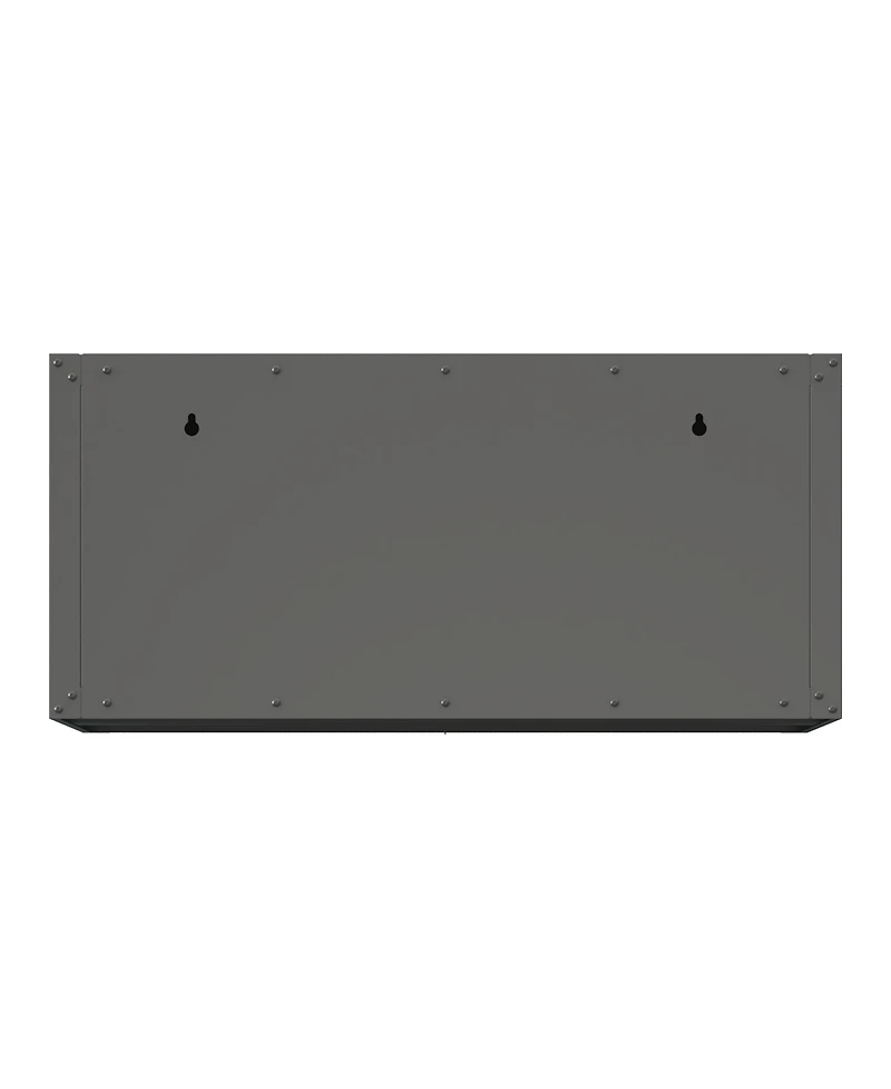 Viyet 30" Heavy-Duty Wall Mounted Metal Cabinet - Lockable Garage Storage