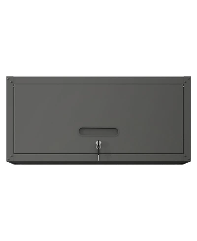 Viyet 30" Heavy-Duty Wall Mounted Metal Cabinet - Lockable Garage Storage