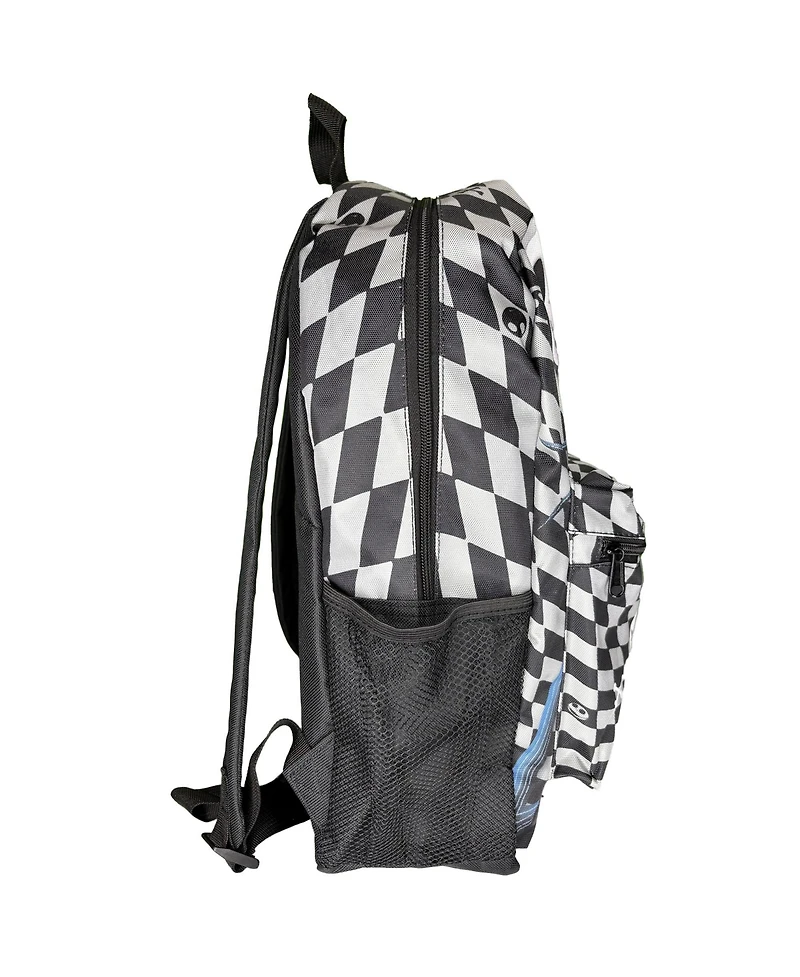 Disney Nightmare Before Christmas Checkered 16 inch School Backpack for Kids