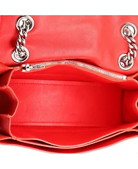 Pre-Owned Balenciaga Small Crush Chain Flap Bag Leather