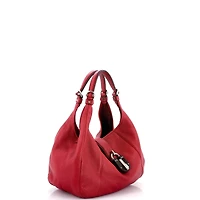 Pre-Owned Loewe Large Calle Hobo Leather