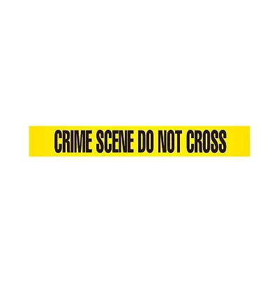 Pyle 4 Pieces Crime Scene Do Not Cross Tape Set - 200 Meters Long Tape Roll Suitable for a Wide Range of Applications, Including Roadworks, Events