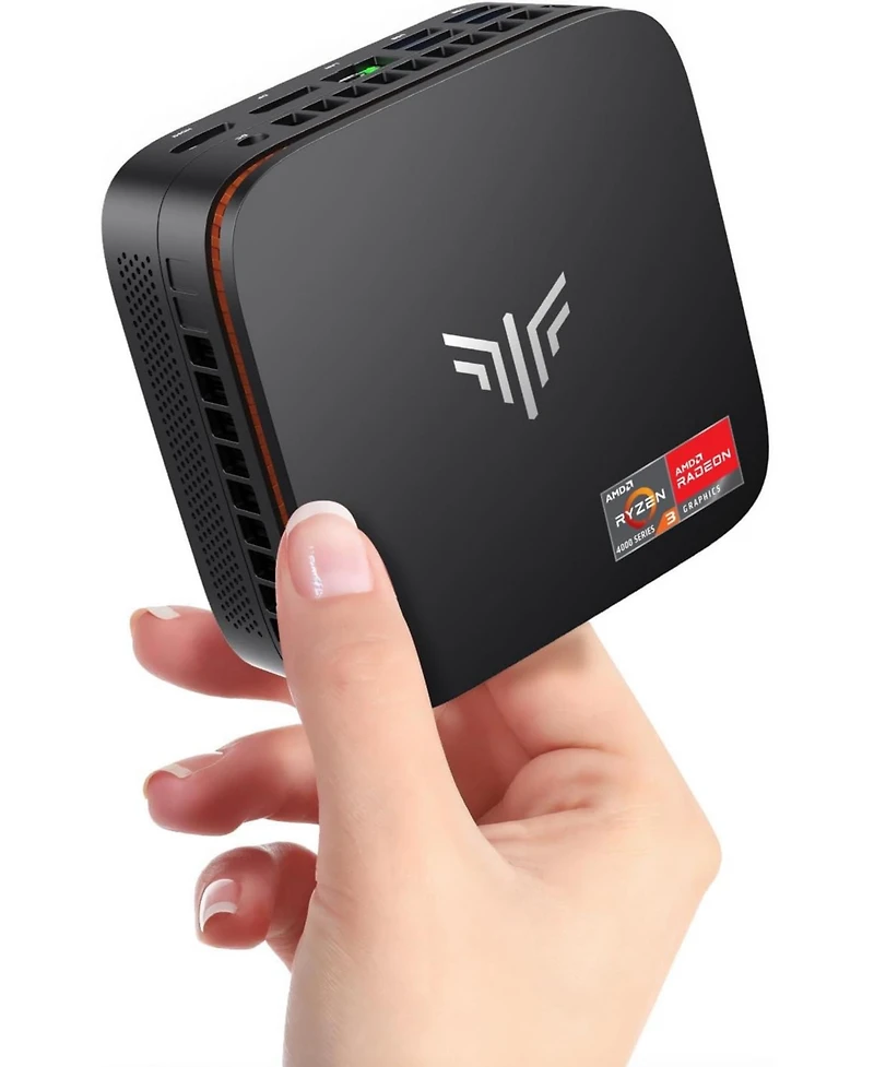 Kamrui P1 Mini Pc Windows 11 Pro Amd Ryzen 4300U 16GB Ram 512GB Ssd, Dual 4K, Ethernet/WiFi/Bt Business/Office/Home