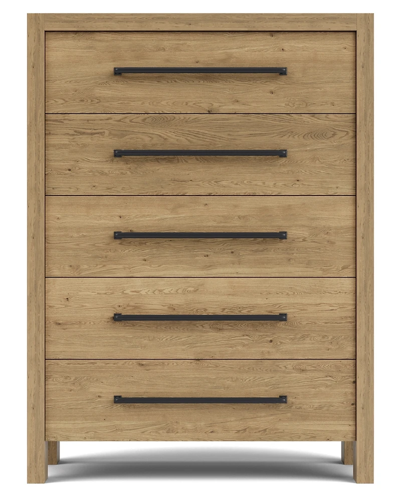 Davie 3-Pc. Queen Storage Bedroom Set (Upholstered Bed, Chest & 1-Drawer Nightstand)