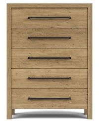 Davie 3-Pc. Queen Storage Bedroom Set (Upholstered Bed, Chest & 1-Drawer Nightstand)