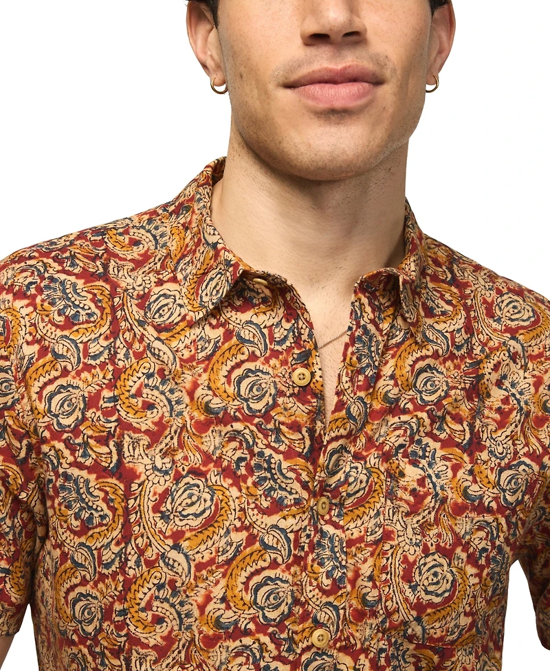 Lucky Brand Men's San Gabriel Floral Print Shirt