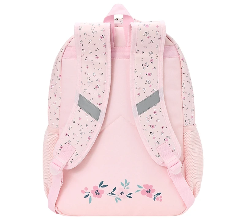 Rainbow Sugar Girls' Floral Love Backpack, Lunch Bag and Headphone, 3-Piece Set