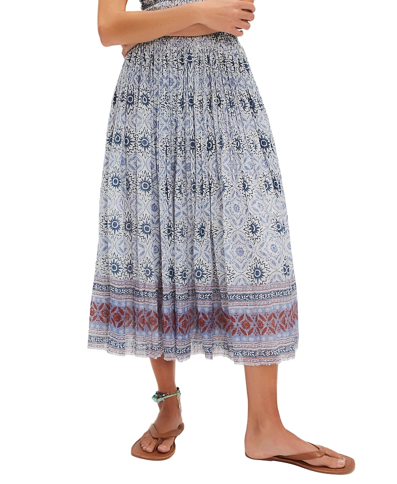 Free People Women's Ravenna Printed Convertible Maxi Skirt