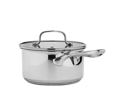 The Cellar Stainless-Steel 2.5-Qt. Covered Flat Saucepan, Macy's Exclusive