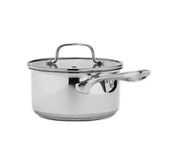 The Cellar Stainless-Steel 2.5-Qt. Covered Flat Saucepan, Macy's Exclusive