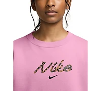 Nike Girls' 7-16 Oversized Crewneck Sweatshirt