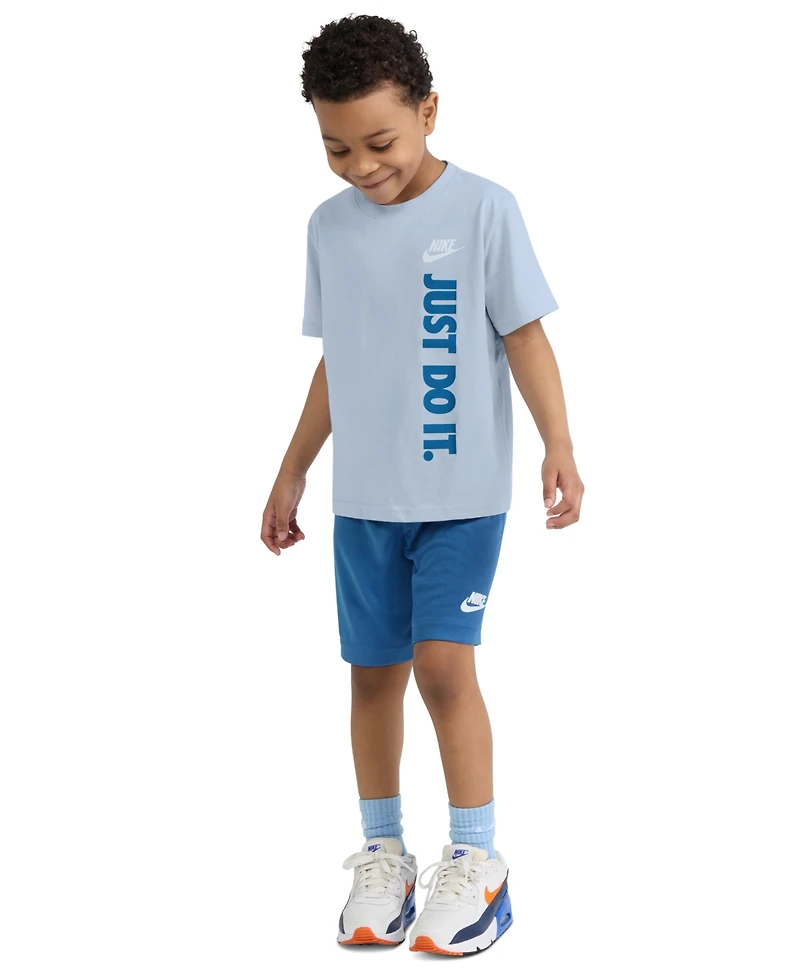 Nike Little Boys Just Do It T-shirt and Shorts, 2 Piece Set
