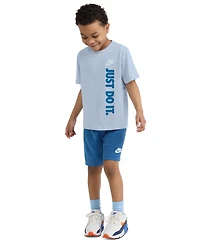Nike Little Boys Just Do It T-shirt and Shorts, 2 Piece Set