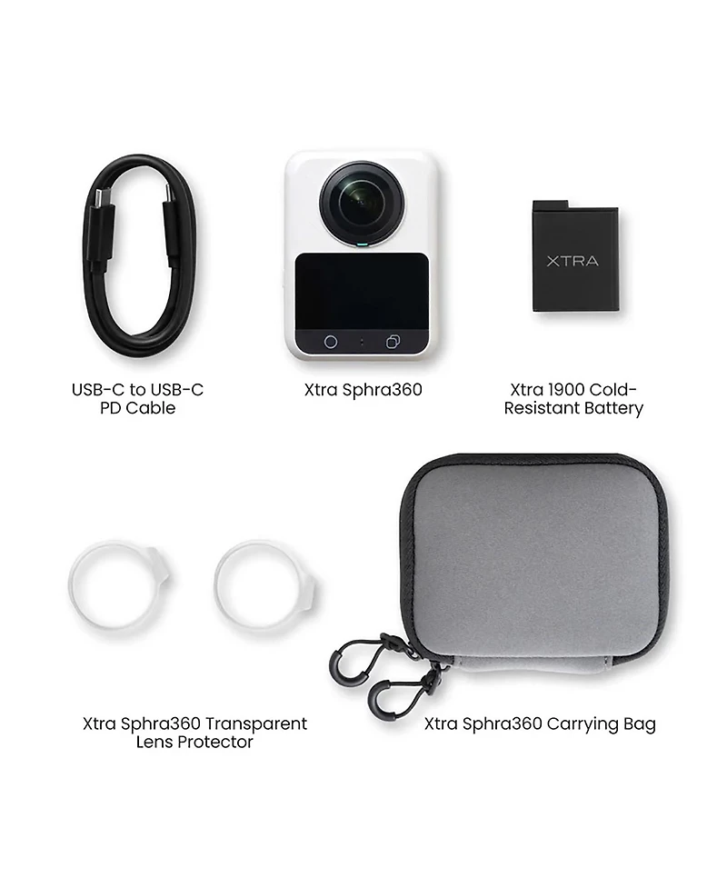 Xtra Edge Sphra360 8K 360 Action Camera