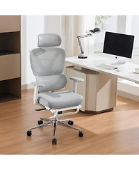 gaomon Ergonomic Office Chair,Computer Desk Chair Comfy with Adjustable Padded Headrest,Comfortable Lumbar Support and 3D Armrest Gaming Chair.