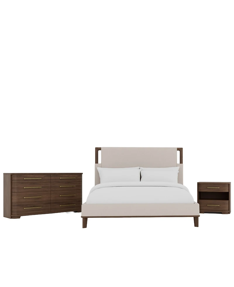 Amelie 3-Pc. Queen Bedroom Set (Bed, Dresser & Nightstand)