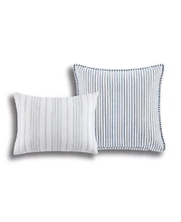 Laundry Chambray with Reverse Stripe 5-Piece Comforter Set, King
