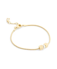 Coach Faux Imitation Pearl Signature C Cube Bracelet