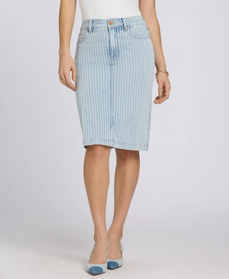 Nydj Women's High-Rise Denim Skirt