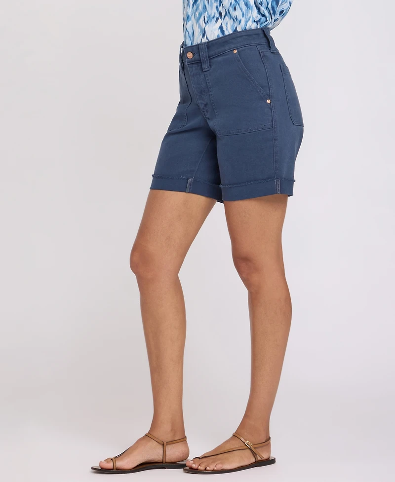 Nydj Women's Diana Relaxed Denim High-Rise Shorts