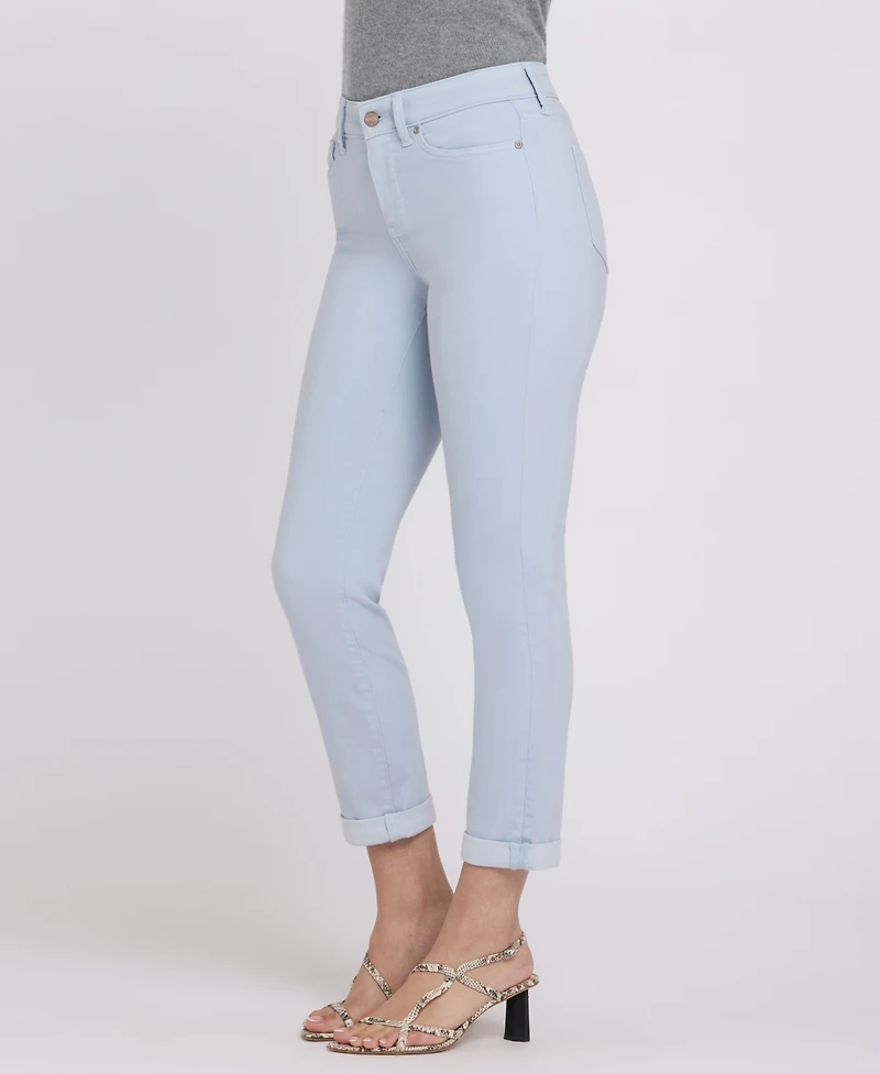 Nydj Women's Sheri Slim Ankle Jeans with Roll Cuff