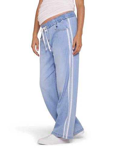 Motherhood Maternity Drawstring Pull On Wide Leg Pant