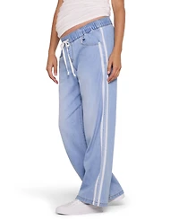 Motherhood Maternity Drawstring Pull On Wide Leg Pant