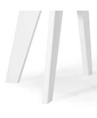 WestinTrends Hdpe Plastic Outdoor Round Adirondack Patio Side Table