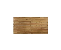 sumyeg 71-Inch Rectangular Outdoor Acacia Wood Farmhouse Dining Table