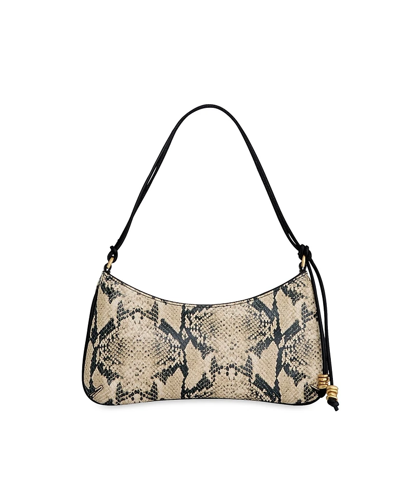 Rebecca Minkoff Reina Snake Print Small Shoulder Handbag