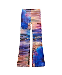 Desigual Women's Fluid Water Print Trousers