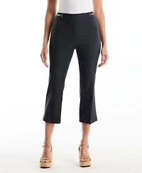 Rafaella Petite Horse Bit Pull-On Capri Pants