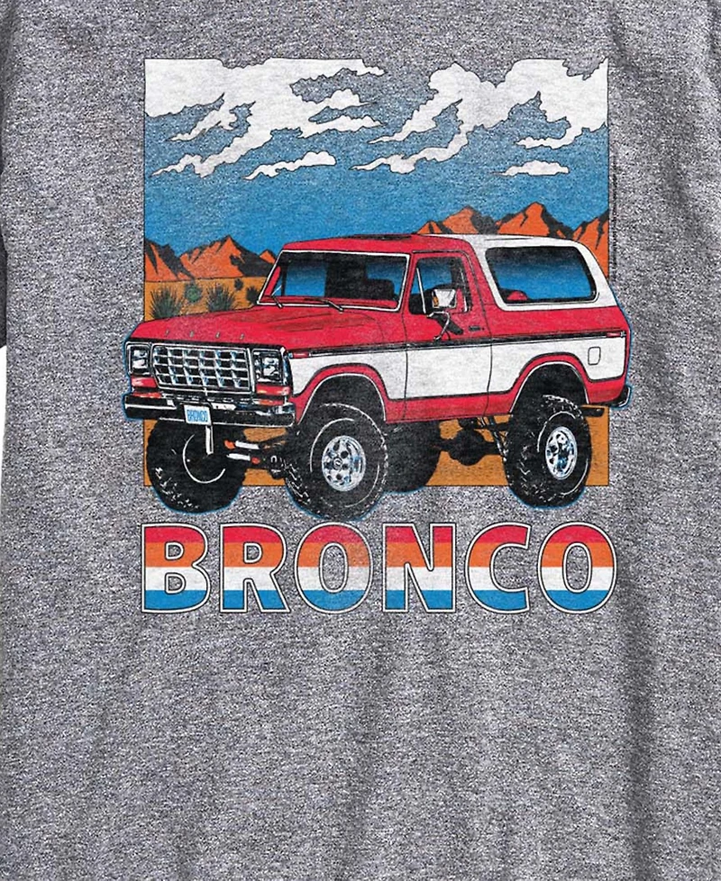 Airwaves Men's Ford Bronco Mountain View Short-Sleeve Graphic T-Shirt
