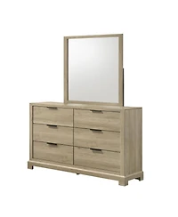 Kings Brand Furniture 5-Piece Bedroom Set with Dresser, Mirror 1 and 2 Nightstands