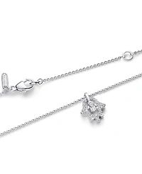 Pandora Talisman Sterling Silver Lab-Grown Diamond Hamsa Hand Pendant Necklace