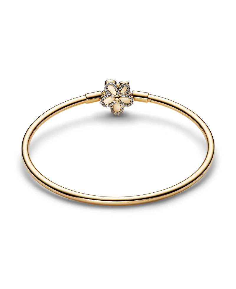 Pandora Pave Flower Bangle