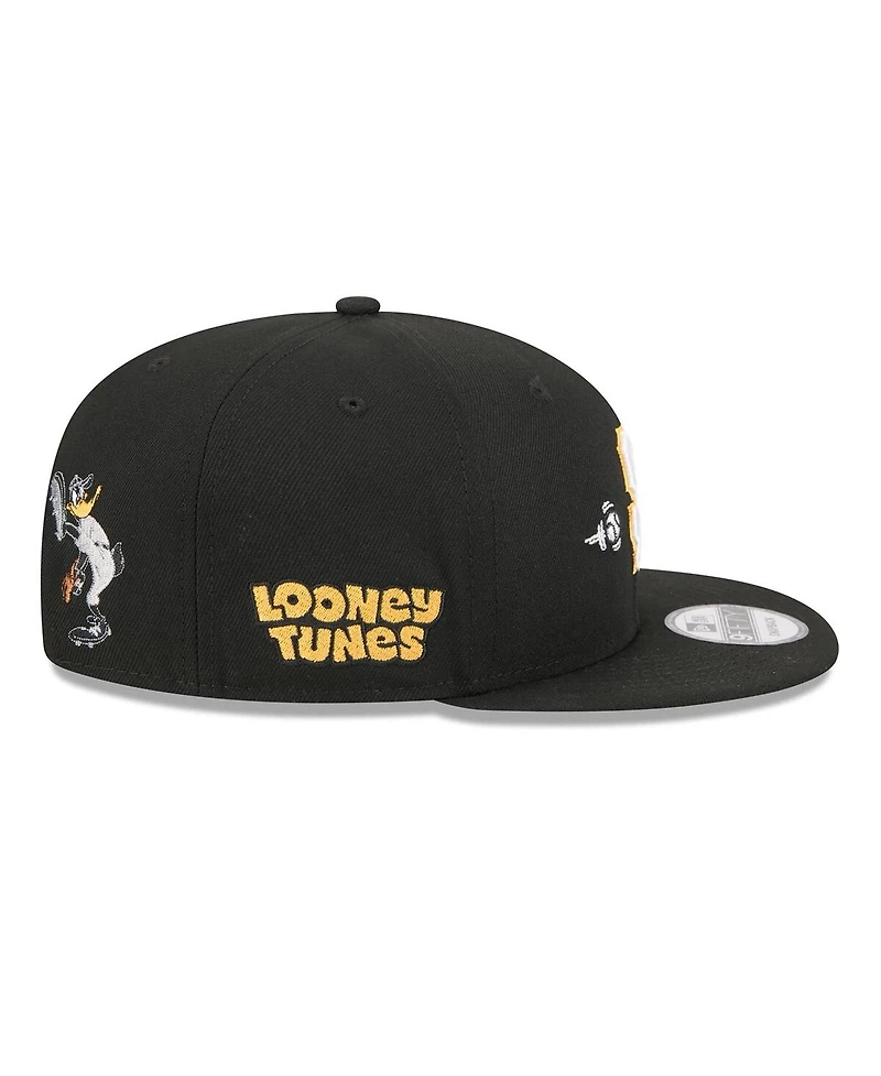 New Era Men's Black San Francisco Giants Looney Tunes Daffy Duck 9FIFTY Snapback Hat