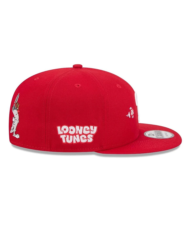 New Era Men's Red Philadelphia Phillies Looney Tunes Bugs Bunny 9FIFTY Snapback Hat