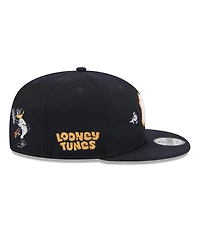 New Era Men's Navy New York Yankees Looney Tunes Daffy Duck 9FIFTY Snapback Hat