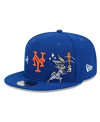 New Era Men's Royal New York Mets Looney Tunes Bugs Bunny 9FIFTY Snapback Hat