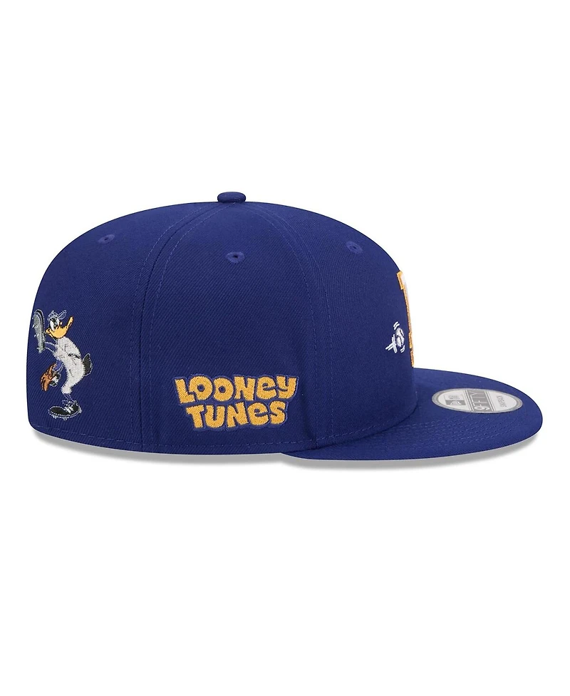 New Era Men's Royal Los Angeles Dodgers Looney Tunes Daffy Duck 9FIFTY Snapback Hat