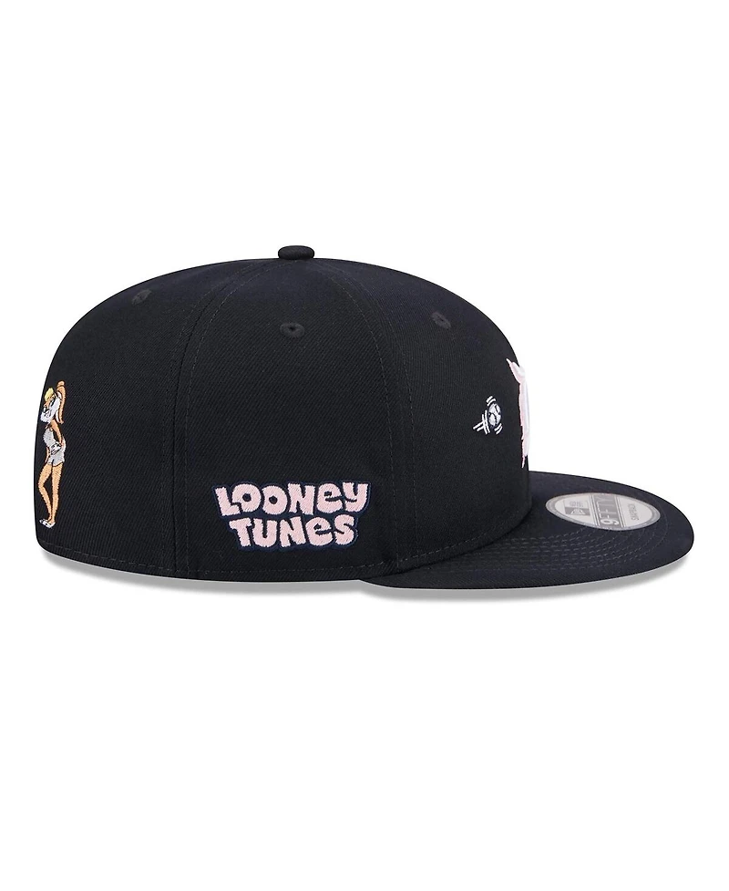 New Era Men's Navy Detroit Tigers Looney Tunes Lola Bunny 9FIFTY Snapback Hat