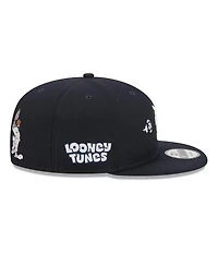 New Era Men's Navy Detroit Tigers Looney Tunes Bugs Bunny 9FIFTY Snapback Hat