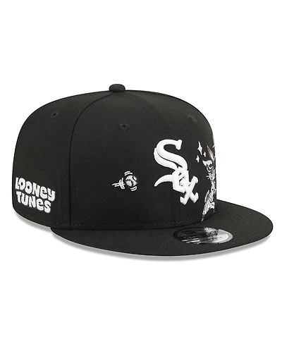 New Era Men's Black Chicago White Sox Looney Tunes Bugs Bunny 9FIFTY Snapback Hat
