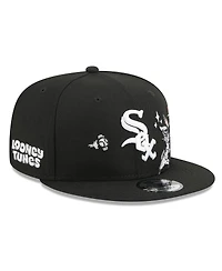 New Era Men's Black Chicago White Sox Looney Tunes Bugs Bunny 9FIFTY Snapback Hat