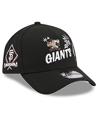 New Era Men's Black San Francisco Giants Looney Tunes A-Frame 9FORTY Adjustable Hat